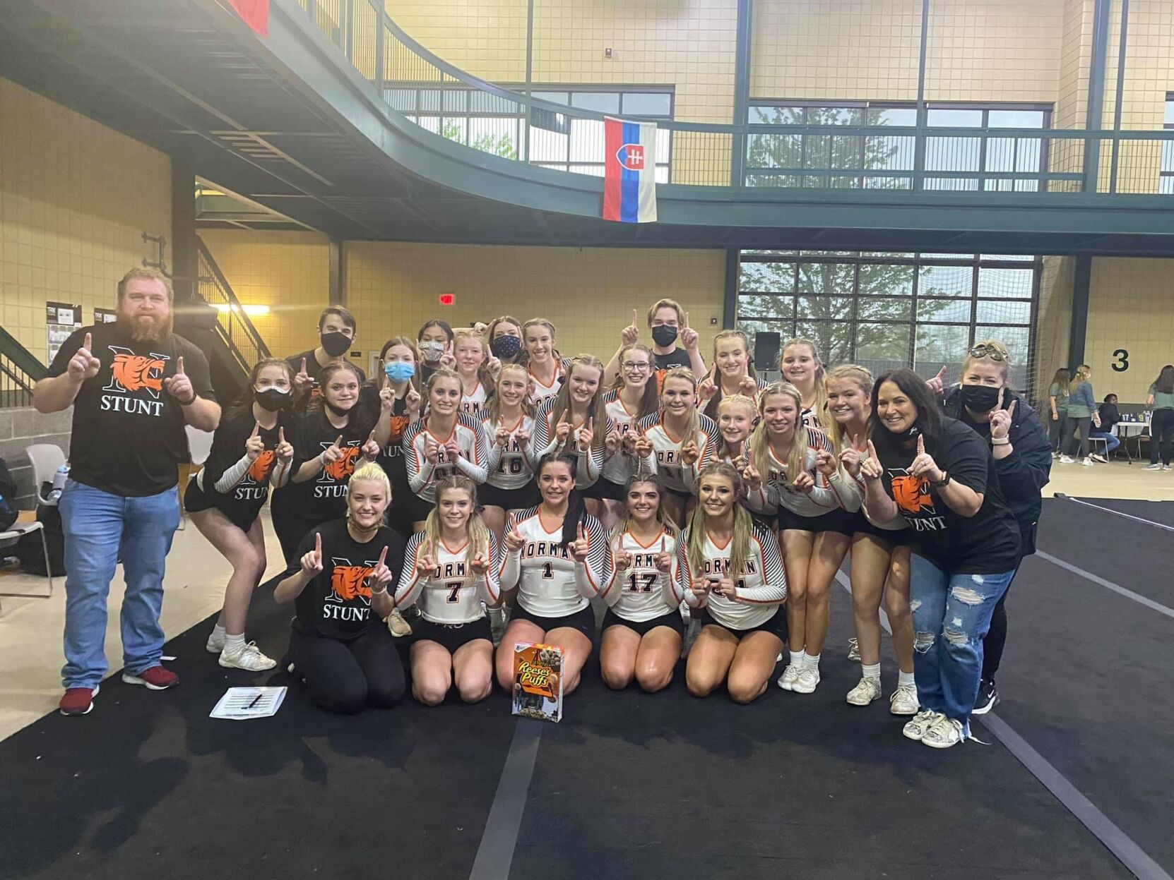 Norman High School Cheer Stunt Team